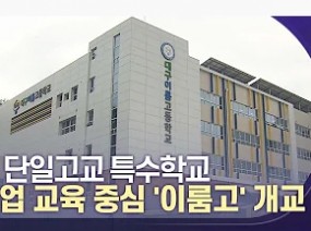 발달장애학생 연령에 맞는 직업교육 중심 '이룸고' | 대구MBC뉴스