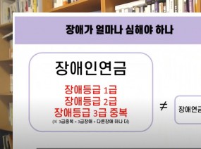 '장애인연금'과 '장애연금'의 차이